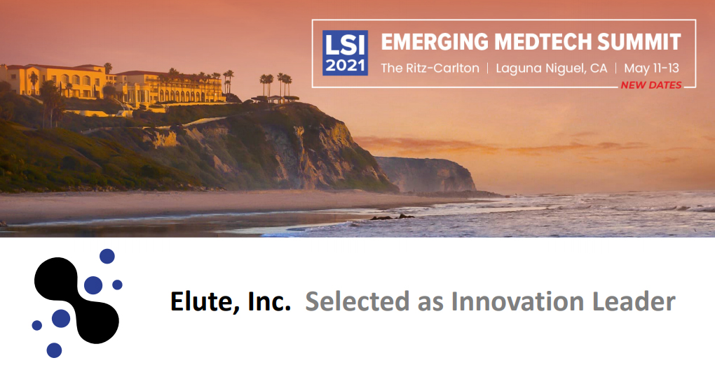 Elute Selected as Innovation Leader and Presenter at Emerging Medtech